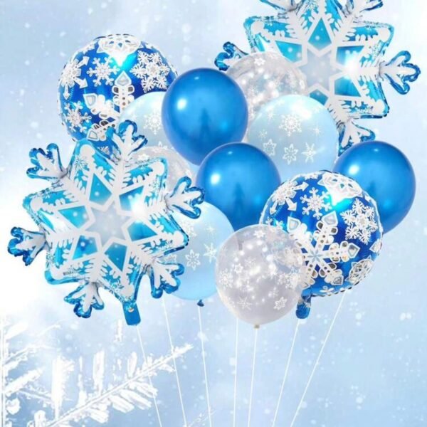 13 قطعة مجموعة بالونات الشتاء